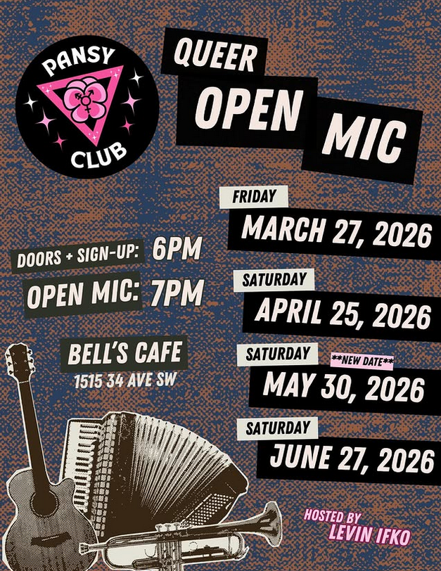 Spring Queer Open Mic Schedule!